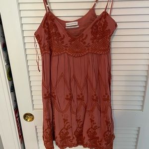 Embroidered mini dress from urban outfitters